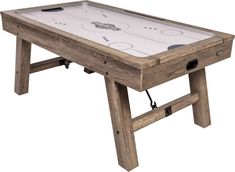 an ice hockey table is shown on a white background