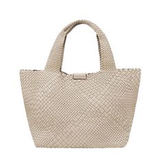 Ann Mashburn Mercato Handwoven Tote / AnnMashburn.com Ann Mashburn, Perfect Purse, Market Tote, Leather Shops, Luxe Gifts, Weaving Techniques, Cotton Totes, Free Bag, Calf Leather