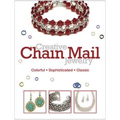 Chainmail Patterns, Chain Maille Jewelry, Chain Mail, Creative Jewelry, Art And Craft, Sea Glass Jewelry, Jewelry Projects, Jewelry Tutorials, Chains Jewelry