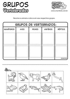 a spanish worksheet with animals and their names