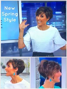 Amy Stran hair...too short for me, but love her style | Cute hairstyles for short hair, Hairdos for short hair, Short sassy hair Amy Stran Hair, Brown Pixie, Hair Pics, Haircut Styles For Women, New Short Haircuts, Cute Short Haircuts, Cute Haircuts, Short Sassy Hair