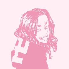 a drawing of a girl with long hair wearing a football jersey and smiling at the camera