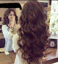 Long Luscious Brown Hair, Romantic Curls Long Hair, Curly Hair Open Hairstyle, Princess Curls Hairstyles, Big Curly Wedding Hair, Curls Long Hair Wedding, Large Curls Long Hair, Open Hair Curls, Tight Curls For Long Hair