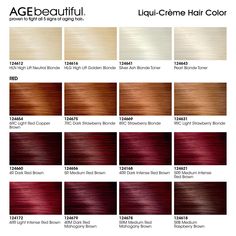 7rr Ion Color, Sallys Hair Color Chart Shades, Sallys Red Hair Color, Sally Beauty Supply Hair Color Burgundy, 7rc Hair Color, Age Beautiful Hair Color Chart, Sally Beauty Hair Color, Age Beautiful Hair Color, Sally Beauty Supply Hair Color