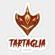 the logo for tartaglia child's video game, which features an image of a