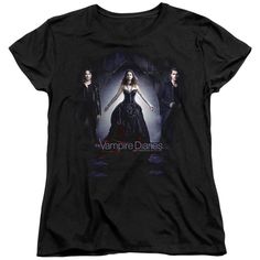 The Vampire Diaries Bring It On Women's 18/1 Cotton Short-Sleeve T-Shirt Killer Croc, The Vampire Diaries, Womens T Shirt, The Vampire, Sleeves (women), The Rings, Lord Of The Rings, Vampire Diaries, Sleeve Cotton