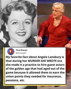 Be A Blessing, Angela Lansbury, Faith In Humanity Restored, Humanity Restored, Badass Women, The More You Know, Faith In Humanity, Random Acts Of Kindness, History Facts