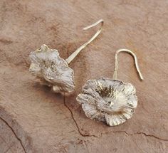 This is a set of earrings made with the lost wax technique. They consist of solid silver 925 and the central theme comes from a natural source: the riverside woodflowers that bloom in the autumn.  They can be combined with the 'Riverside Woodflower' Silver Ring.   Their delicate and harmonious form makes them incontestable to wear for every occassion. Dimensions Height 29mm Width  22mm Flowy Summer Dresses, Delicate Beauty, Shimmer N Shine, Silver Accessories, Accessories Fashion, Handcrafted Earrings, Lost Wax, Elegant Accessories, Silver Bangles