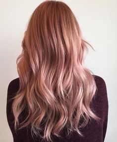 Pink Baylage Hair Blonde, Spring Balayage, Dark Strawberry Blonde Hair, Rose Gold Hair Blonde, Baylage Hair, Balayage Long Hair, Light Pink Hair, New Hair Do, Spring Hair Color