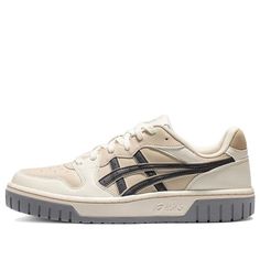 Asics Court Mz 2.0 'Cream Gray' 1203A405-200 Cream Synthetic Sneakers For Outdoor, Cream Synthetic Outdoor Sneakers, Asics Low-top Cream Sneakers, Asics Sporty Cream Sneakers, Cream Asics Sporty Sneakers, Asics Beige Sneakers For Sports, Beige Asics Sneakers For Sports, Sporty Cream Asics Sneakers, Asics Beige Low-top Sneakers