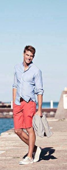 Men's Fashion Outfit Hombres, Male Styles, Hamptons Fashion, Preppy Mode, True Autumn, Famous Outfits, Mens Summer Outfits, Mens Casual Outfits Summer