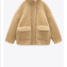 Wool Polyester Zara Puffer, Zara Leather Jacket, Fur Cardigan, Patchwork Coat, Zara Coat, Long Coat Jacket, Peplum Jacket, White Denim Jeans, Faux Suede Jacket