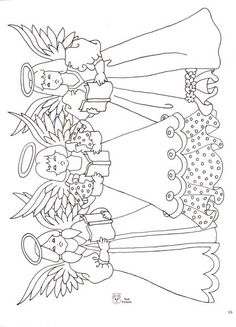 a coloring page with flowers and birds on it