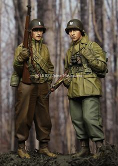 WW2 US Infantry set in 1/35 scale! Click on the picture for more details Model Building Kits, Military Modelling, British Soldier, Us Soldiers, American Soldiers, Resin Kit, Toy Soldiers