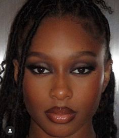 90s Makeup Look, Sultry Makeup, Brown Girls Makeup, Show Makeup, 90s Makeup, Makeup For Black Skin, Brown Skin Makeup, Edgy Makeup