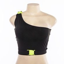 FREE SHIPPING One Shoulder Fashion Buckles Sexy Crop Top Short Tank 2019 summer festival top cropped female neon streetwear JKP1511 Neon Streetwear, Neon Crop Top, Festival Tops, Summer Crop Tops, Crop Tank Top, Club Style, Shoulder Crop Top, Summer Festival, Black Crop Tops