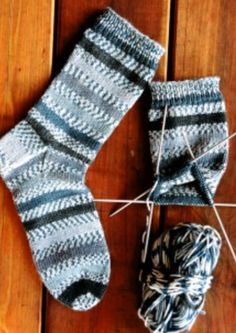 A pair of knitted socks on knitting needles Modern Knitting, Sock Knitting Patterns, Hand Crochet Baby Blanket, Sport Weight Yarn, Pattern Store, Dk Weight Yarn, Circular Knitting Needles, Sock Patterns, Online Pattern