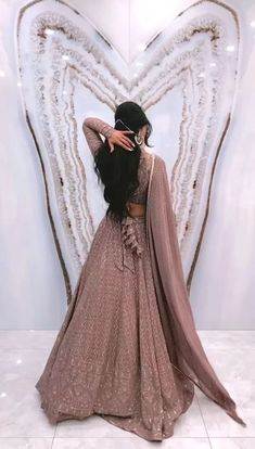 Brown Lehenga, Pink Lehenga Choli, Bridesmaid Lehenga, Lehenga Choli For Women, Choli For Women, Lengha Choli, Fancy Sarees Party Wear, Lehenga Wedding, Casual Indian Fashion