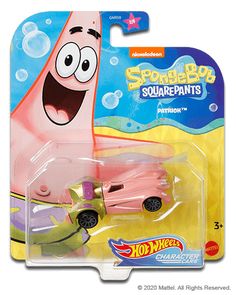 the spongebob squarepants pink car is in its package