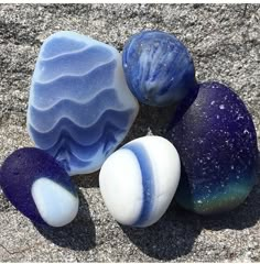 Nice! Sea Glass On Beach, Sea Glass Collection, Sea Glass Colors, Cobalt Glass, Blue Sea Glass