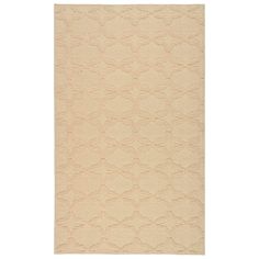 a beige rug with wavy lines on the bottom, and small waves in the middle