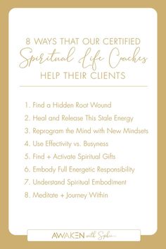 the 8 ways that our certified specialty life coach helps their client