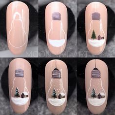 Art Reels, Year Nails, Subtle Nail Art, Christmas Gel, Nail Courses, Nail Salon Design