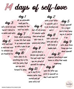 14-days of easy challenges to help build and strengthen love for yourself. download our free workbook to go along with this challenge! Writing A Love Letter, Personalized Calendar, Happiness Challenge, Free Workbook, Vie Motivation, Love Challenge, Self Love Affirmations, Love Affirmations, Self Care Activities