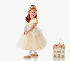 Disney Princess Belle Costume | Pottery Barn Kids Princess Belle Toddler Costume, Bella Dress Disney Kids, Belle Costume Toddler Hair, Princess Belle Costume, Colorful Costume, Belle Costume, Disney Princess Belle, Princess Belle, Spandex Top