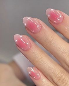 Short Pink Nails, Hard Gel Nails, Korean Nail Art, Hello Nails, Spring Nail Designs, Summery Nails, Pretty Gel Nails, Cute Gel Nails, Kawaii Nails