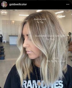 Highlight To Balayage, Dark Blonde Toner Formula, Natural Blonde Formula, Beige Blonde Formula Redken, Blonde Root Melt With Money Piece, Redken Shade