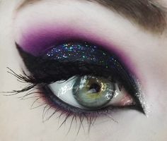 Kajal Eyeliner, Birthday Makeup, Cheap Makeup, Goth Makeup, Eye Makeup Tips, Black And Purple, I Love Makeup, Eye Make