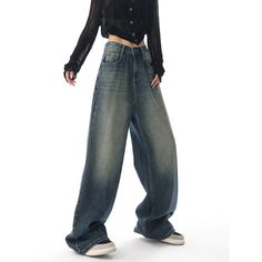 M-072-02 Trashy Outfits, American Female, Jeans Street Style, Denim Decor, Aesthetic Streetwear, Neutral Style, Winter Jeans, Y2k Jeans, Jeans Material