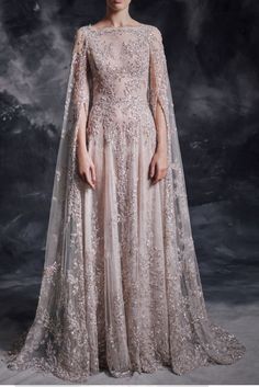 Hindu Inspired Wedding Dress, Arab Prom Dresses, Engagement Gowns Elegant, Evening Dresses Lace, Krikor Jabotian, Reception Gowns, Hijab Dress Party, Mode Abaya