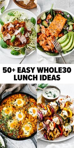 the ultimate meal guide for whole 30 + easy whole 30 lunch ideas to make ahead