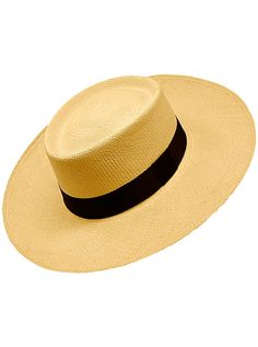 Brand: Gamboa Color: Light brown Material: Toquilla Straw Brim: 10 - 11 cm. (3 9/10" - 4 2/5") Wide BrimGrade: 3 - 4 learn more Sweatband: Cotton Twill, 3 cm. (1.18") Crown: 10 cm. (4") Ribbon: LinenDescription: A comfortable hat, handmade in Cuenca, the worldwide famous Panama Hat town in Ecuador. This Panama Chemise (Gambler) for men is a top quality, casual and elegant hat. Each hat is individually blocked and trimmed to meet the highest quality standards. PERFECT FOR GARDENING: This Panama g Cuban Hat, Panama Hat Style, Panama Hat Men, Borsalino Hats, Gambler Hat, Women Fedora, Black Fedora Hat, Poncho Pullover, Gardening Hat