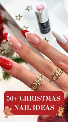 50+ Christmas Nails So Cute, Even Santa Will Be Jealous! 🎄💅 Get holiday-ready with these Christmas Nails that will make your season shine! From classy Christmas Gel Nails to fun Christmas Nails Acrylic, there's a look for every nail lover. 🎅✨ Try Cute Christmas Nails or Christmas Nails Easy if you’re up for a quick, festive DIY. Need some Nagel Inspo? We’ve got you covered with stylish Xmas Nails and Nail Art Noel to make Her Nails stand out. Go bold with Red Christmas Nails or add some sweet... La Nails, Christmas Gel Nails, Classy Christmas