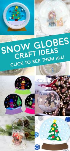 snow globe craft ideas for kids to make