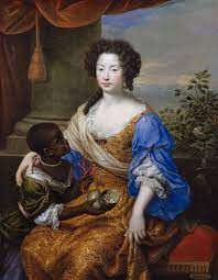 a painting of a woman with a child