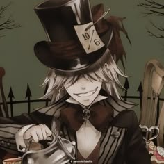 Undertaker - Black Butler Undertaker Pfp, Undertaker Fanart, Black Butler Icons, Undertaker Black Butler, Black Butler Undertaker, Grell Sutcliff, Pfp Discord, Black Butler 3, The Undertaker