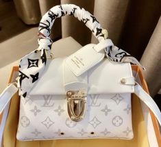 White Louis Vuitton, Cute Purses