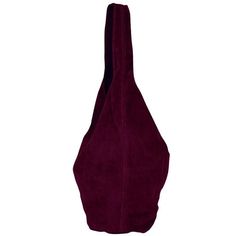 The Maroon Soft Suede Hobo Shoulder Bag is a beautifully crafted shoulder bag made from responsibly sourced Italian suede leather that is supple and soft to the touch. It provides ample space for all your essentials and more, while still maintaining a gorgeously slouchy look. This hobo bag a wide shoulder strap that is comfortable to wear, and it can also be worn neatly under the arm or handheld. The unlined suede leather creates a beautiful drape, adding to its aesthetic appeal. It has a hidden interior zipped pocket for smaller items, attached to the bag with a silver chain, ensuring that your essentials are kept safe. The capacious main compartment closes securely with a silver popper, providing further protection for your belongings. Maroon Soft Suede Leather Hobo Shoulder Bag Details: Slouchy Hobo Bag, Purple Bag, Hobo Shoulder Bag, Leather Hobo Bag, Beautiful Drapes, Small Wallet, Leather Hobo, Fashion Face, Soft Suede