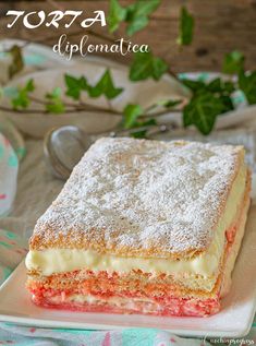 a piece of cake sitting on top of a white plate