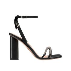 These Dior sandals are made from premium calf leather, showcasing a stylish square toe and a bold 10 cm heel. An adjustable ankle strap ensures a snug fit, complemented by a decorative bow that features metal initials and an engraved star for a touch of luck.

- Material: Calf leather  
- Toe style: Square  
- Heel height: 10 cm  
- Ankle strap: Adjustable  
- Decoration: Bow with metal initials and engraved star Latest Sandal, Dior Sandals, Square Toe Heels, Dior Shoes, Sandals Women, Timeless Accessories, Sneaker Wedge, Brown Sandals, Manolo Blahnik