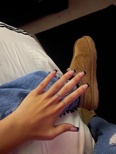 Short Square Nail Designs Aesthetic, One Color Short Nails, Traveling Nails, Super Short Square Nails, Short Nail Inspo Summer 2024 Square, Clean Girl Aesthetic Nails Square, Henna Nails, Black Acrylic Nails, Fall Acrylic Nails