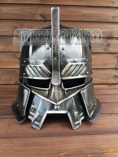 Dwarven Armor, Handmade Halloween Costumes, Larp Armor, Shoulder Armor, Big Shoulders, Knight Armor, Medieval Armor, Fantasy Armor, Wooden Stand