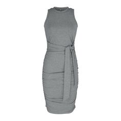 Gray Knitted Sleeveless Bodycon Dress Gray Sleeveless Bodycon Dress, Chic Gray Sleeveless Bodycon Dress, Sleeveless Gray Bodycon Dress, Gray Fitted Sleeveless Casual Dress, Gray Fitted Sleeveless Midi Dress, Fitted Gray Sleeveless Midi Dress, Casual Stretch Sheath Sleeveless Dress, Fitted Sleeveless Gray Midi Dress, Fitted Gray Sleeveless Knee-length Dress