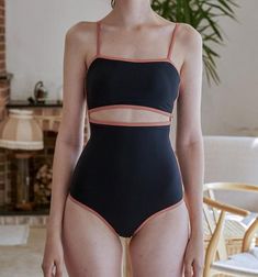 Black Tankini One Piece Swimsuit (Sexy) Black Swimsuit Outfit, Black Tankini, Diy Vetement, Swimsuits Outfits, Best Swimsuits, Cute Bathing Suits, Cute Swimsuits, Tankini Swimsuits, Mode Inspo