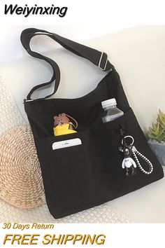 Shipping: Worldwide Express Shipping AvailableDelivery time: 🚚7-15Days Fast ShippingReturns: Fast refund,💯100% Money Back Guarantee.Handbags Type: Shoulder BagsTypes of bags: Shoulder & Crossbody BagsMain Material: CanvasShape: Casual TotePlace Of Origin: GUANG DONG ProvincePlace Of Origin: GUANG DONG ProvinceOrigin: Mainland ChinaCN: GuangdongHardness: SOFTPattern Type: SolidInterior: Cell Phone PocketDecoration: Criss-CrossExterior: NONEOccasion: VersatileClosure Type: zipperGender: UnisexSt