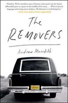 the book cover for the re - movers by andrew meridih, with an old car in the foreground